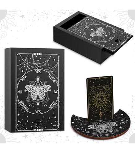 Amazon.co.jp: Yulejo 木製タロットカードケース&スタンドホルダー